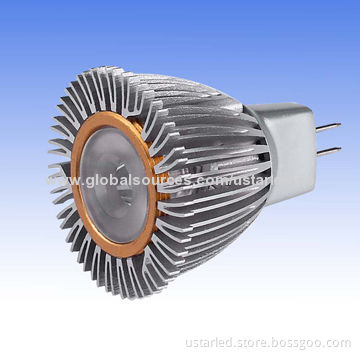1x3W GU4.0 MR11 LED Bulbs, Cree, Pure Aluminum, >80 CRI, 2yrs Guarantee, 130-180lm, >80 CRI, CE/RoHS